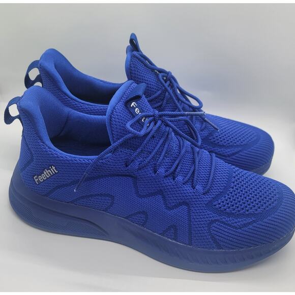 Feethit Women’s Blue Athletic Running Shoes EU 40 US 9 UK 7 Lightweight Sneakers - Picture 3 of 15